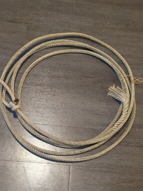 Old Lasso Rope Cowboy Lariat Vintage Western Wall Decor Rodeo Calf Roping